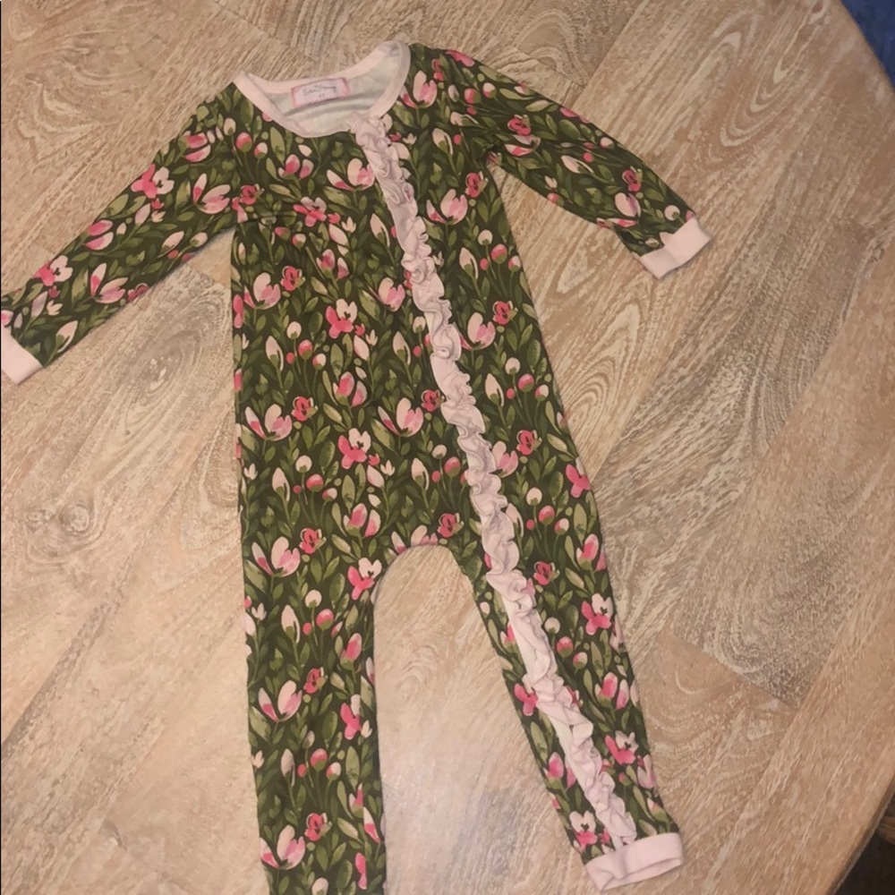 Sweethoney sweet honey pajamas 4T pink green
